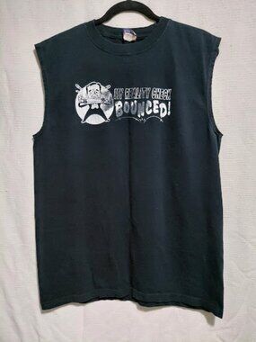 Vintage Mixology "My reality check bounced" Graphic Cotton Tank Size Large